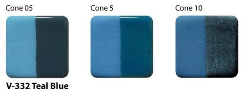 AMACO Velvet Underglaze V-332 - Teal Blue - 1 pint